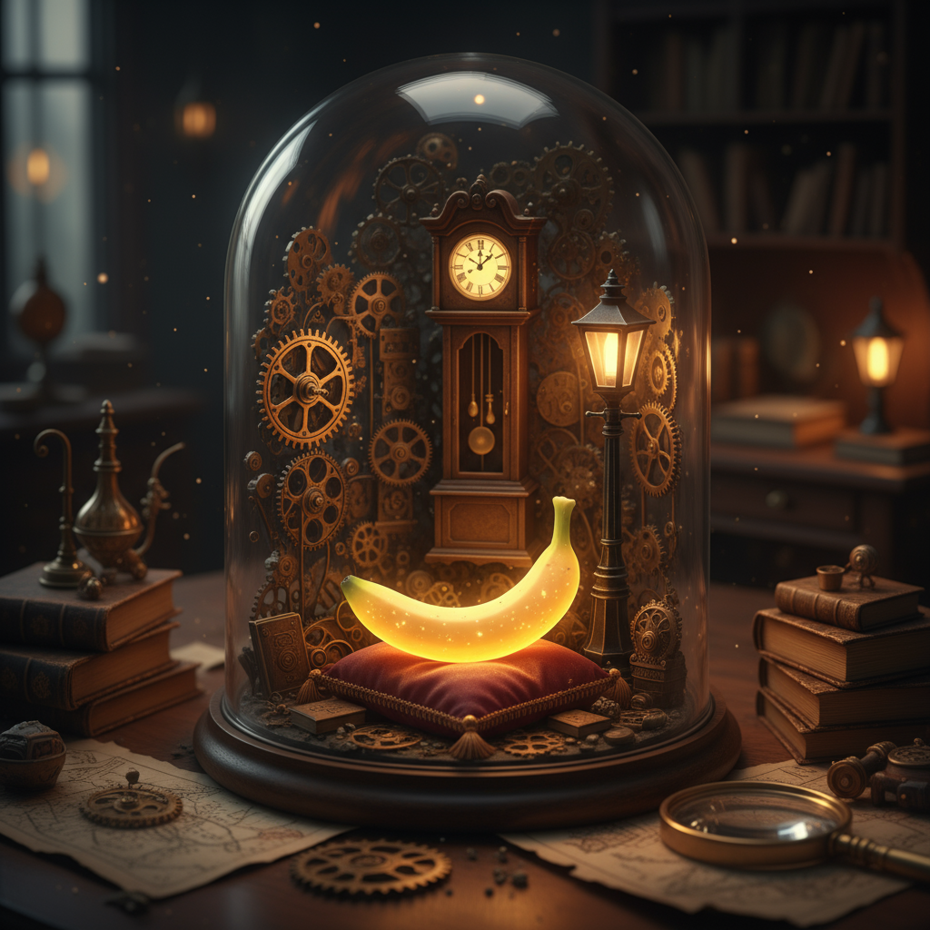 AI Image Prompts Nano Banana + Vintage Light & Diorama Backgrounds