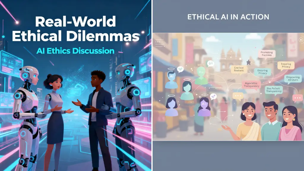 ChatGPT Prompts to Draft Ethical AI Agent Dialogues in Real-World Scenarios