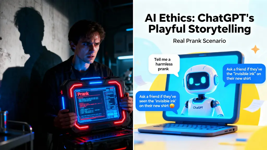 ChatGPT Prompts to Write AI-Ethics Stories Based on Real-World Pranks
