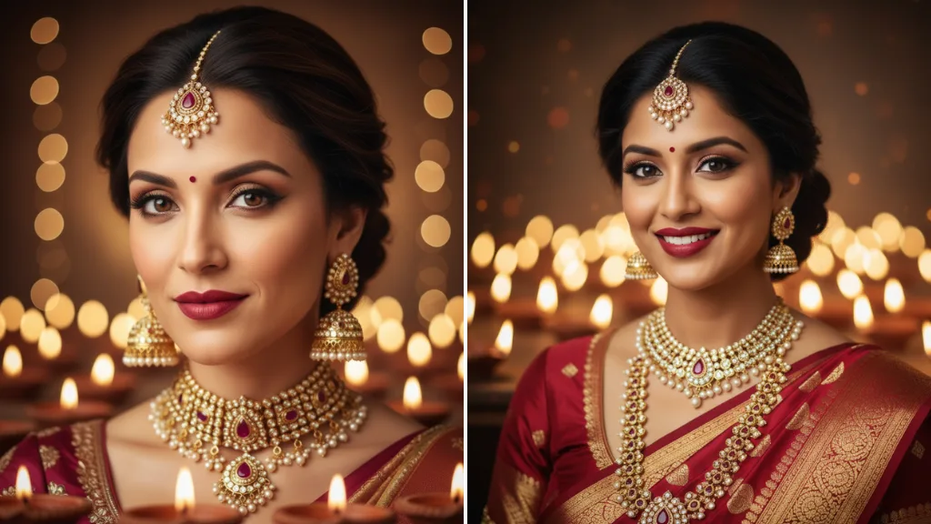 🌟 Gemini AI Prompts: Transform Selfies into Festival Jewellery Portraits