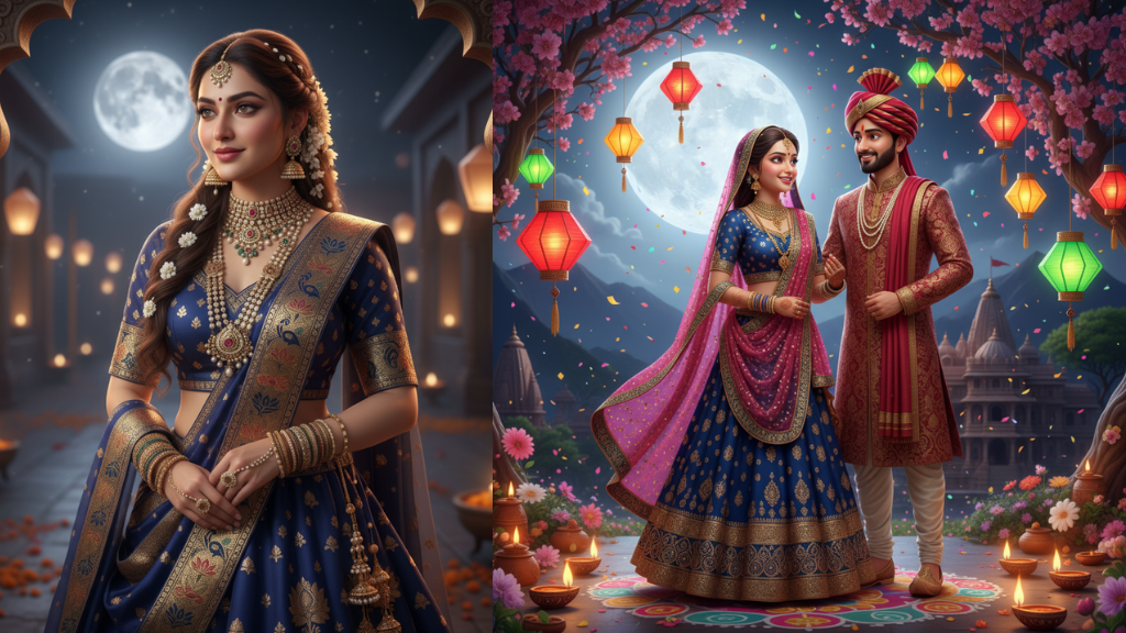 Leonardo AI Prompts for Realistic Festival Portraits with Moon Glow