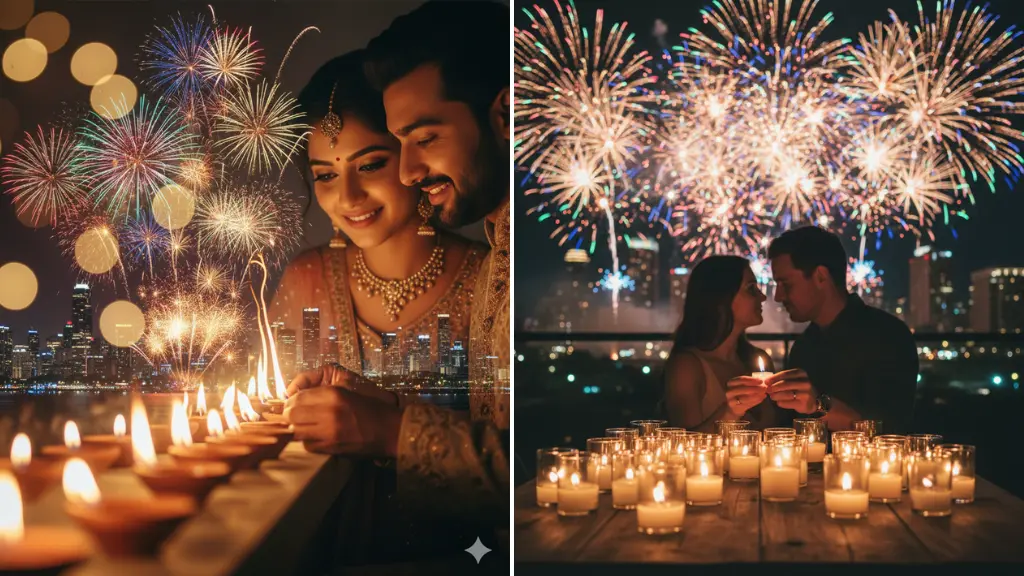 Sora Video Prompts Candle Flicker to Fireworks Transition Sequences