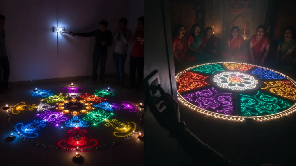 Viral Hook Prompt “From Darkness to Light” Diwali Reveal Formats