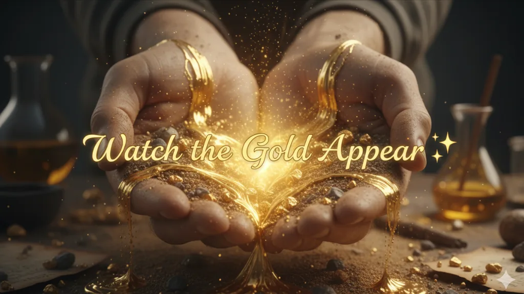 Viral Hook Prompt “Watch the Gold Appear” Format