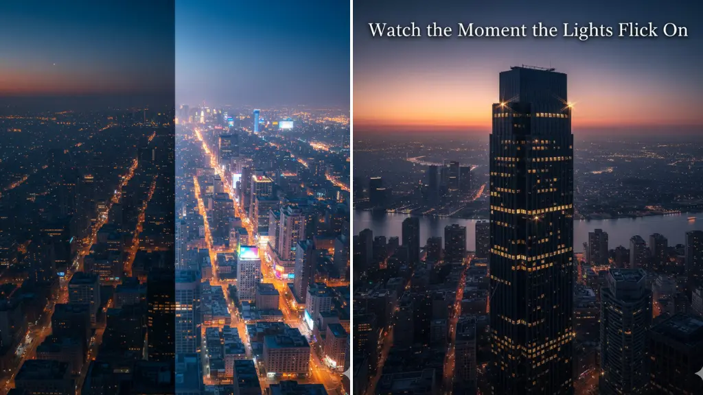 Viral Video Hook Prompt “Watch the Moment the Lights Flick On”