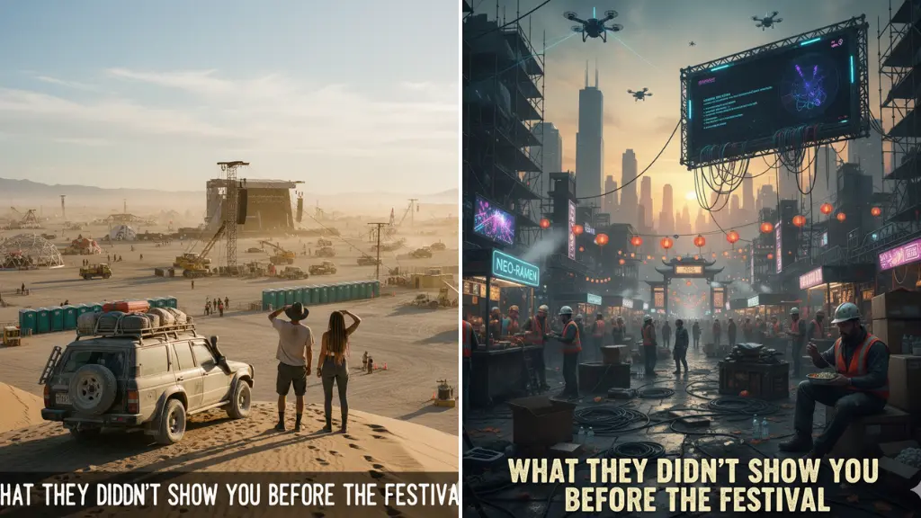 Viral Video Hook Prompt “What They Didn’t Show You Before the Festival”